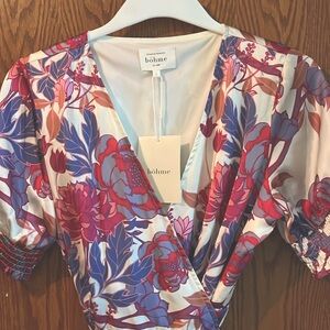 Ladies Bohme floral wrap dress